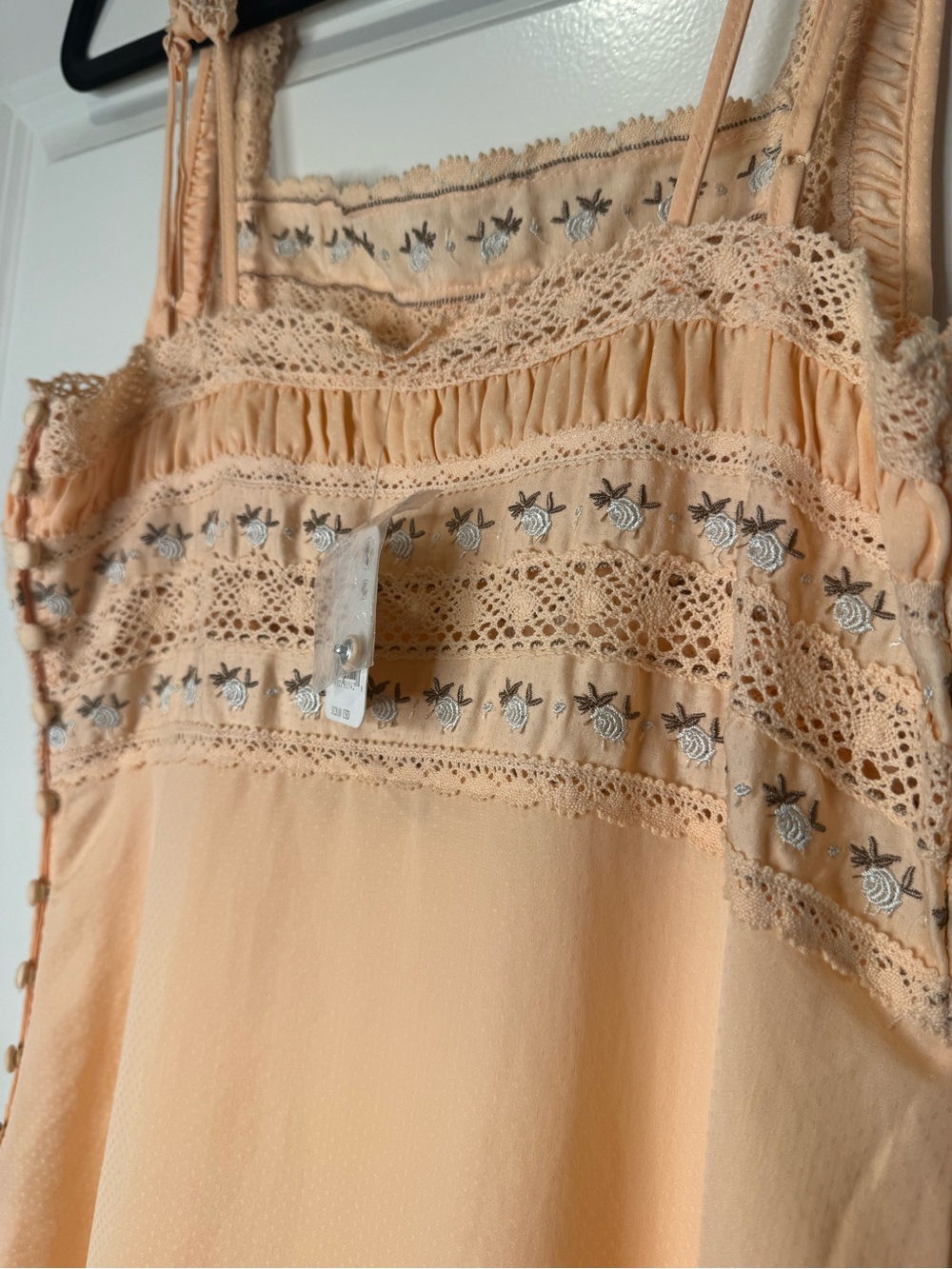 NWT Ever After Midi Slip Dress in Tender Peach - Picture 13 of 14